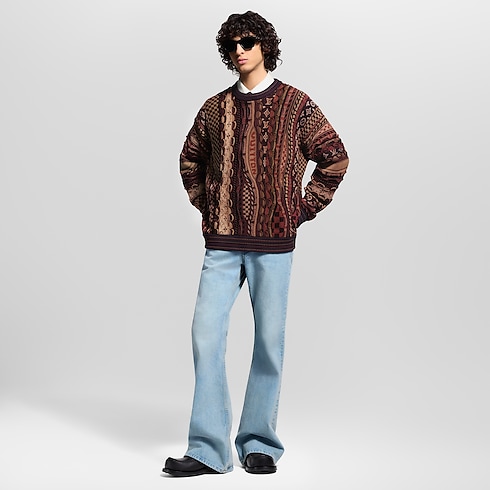Jersey de cuello redondo Hombre Prêt-à-Porter Todo Prêt-à-Porter | LOUIS VUITTON (Zoom de producto)
