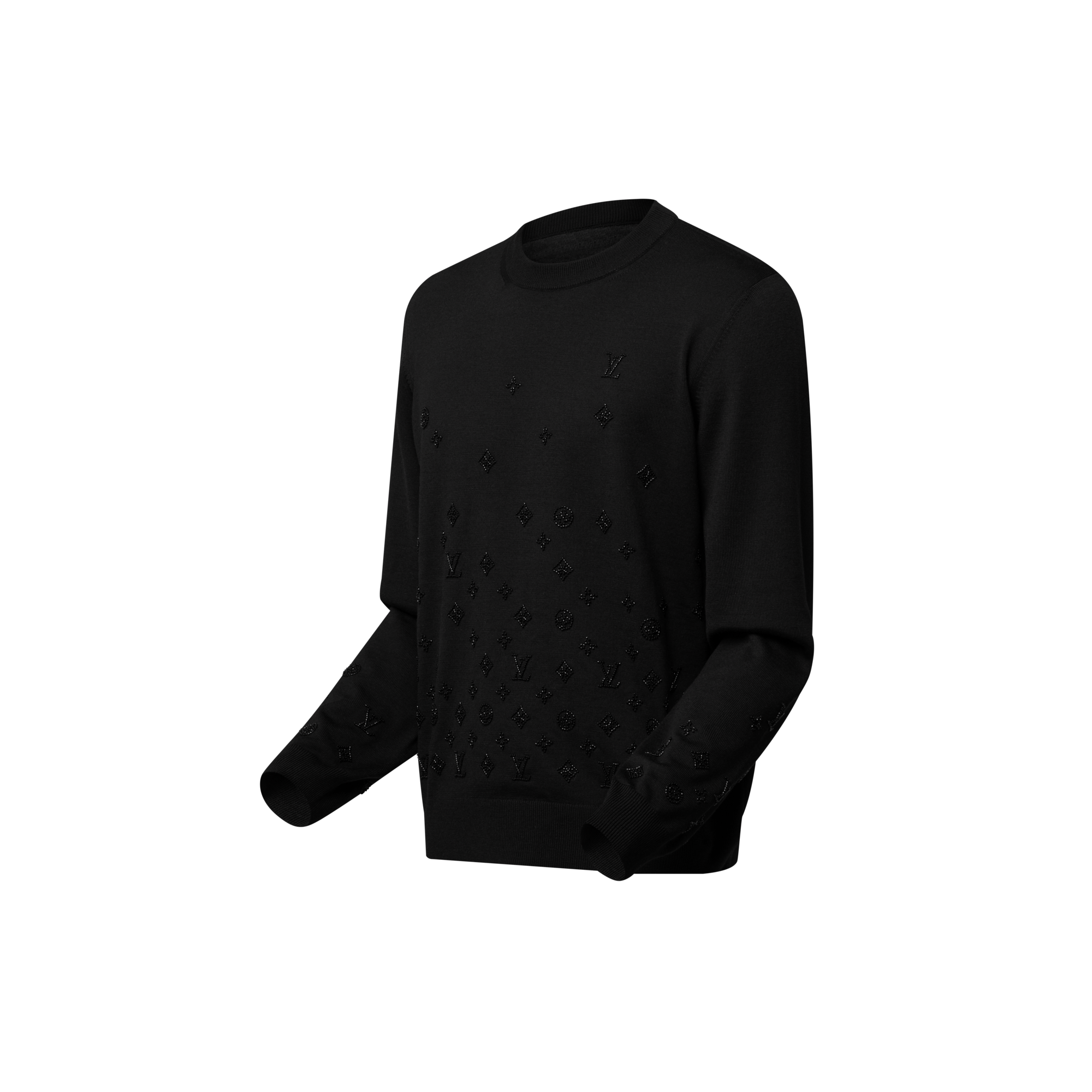 Jersey de cuello redondo con adorno  Hombre Prêt-à-Porter Todo Prêt-à-Porter | LOUIS VUITTON (Zoom de producto)