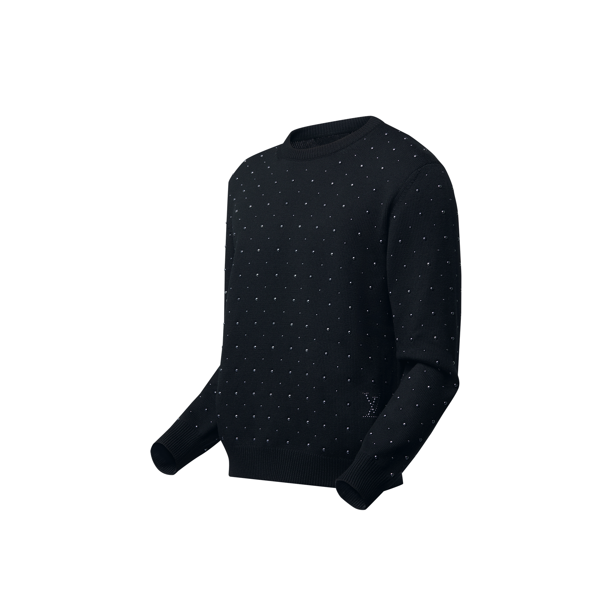 Jersey de cuello redondo con adornos  Hombre Prêt-à-Porter Todo Prêt-à-Porter | LOUIS VUITTON (Zoom de producto)
