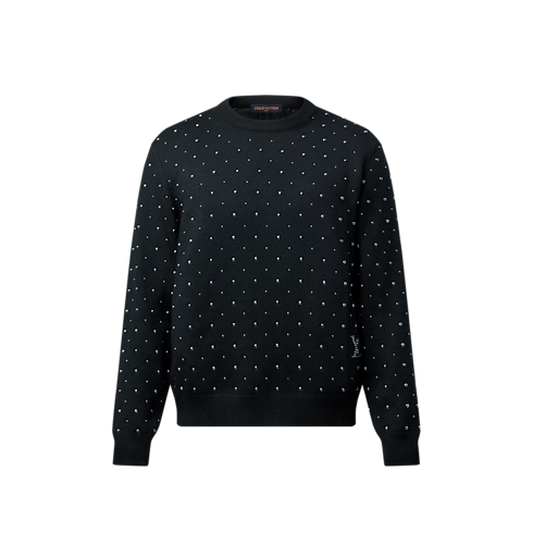 Jersey de cuello redondo con adornos Hombre Prêt-à-Porter Todo Prêt-à-Porter | LOUIS VUITTON (Zoom de producto)