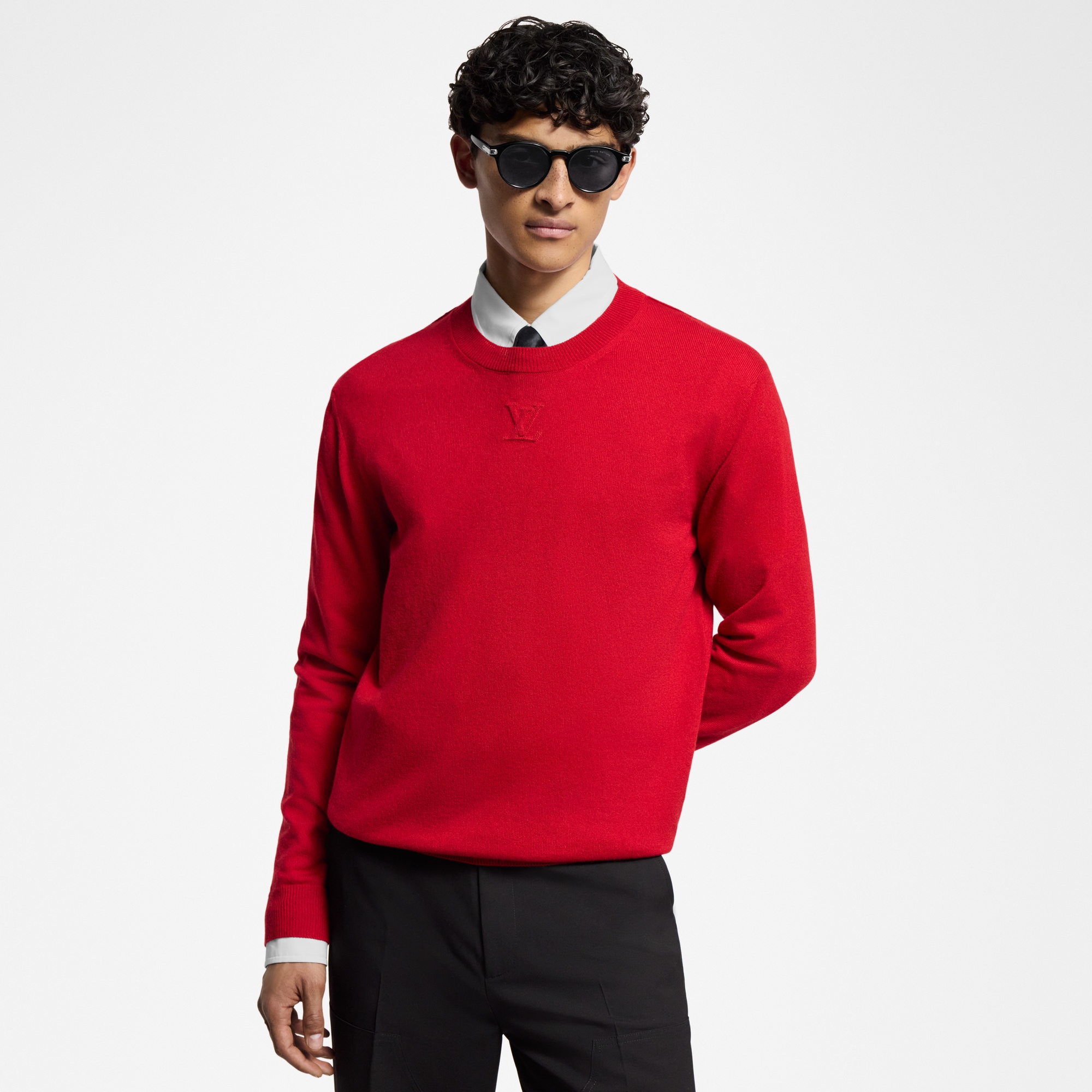 Jersey de cuello redondo en cachemir  Hombre Prêt-à-Porter Todo Prêt-à-Porter | LOUIS VUITTON (Zoom de producto)