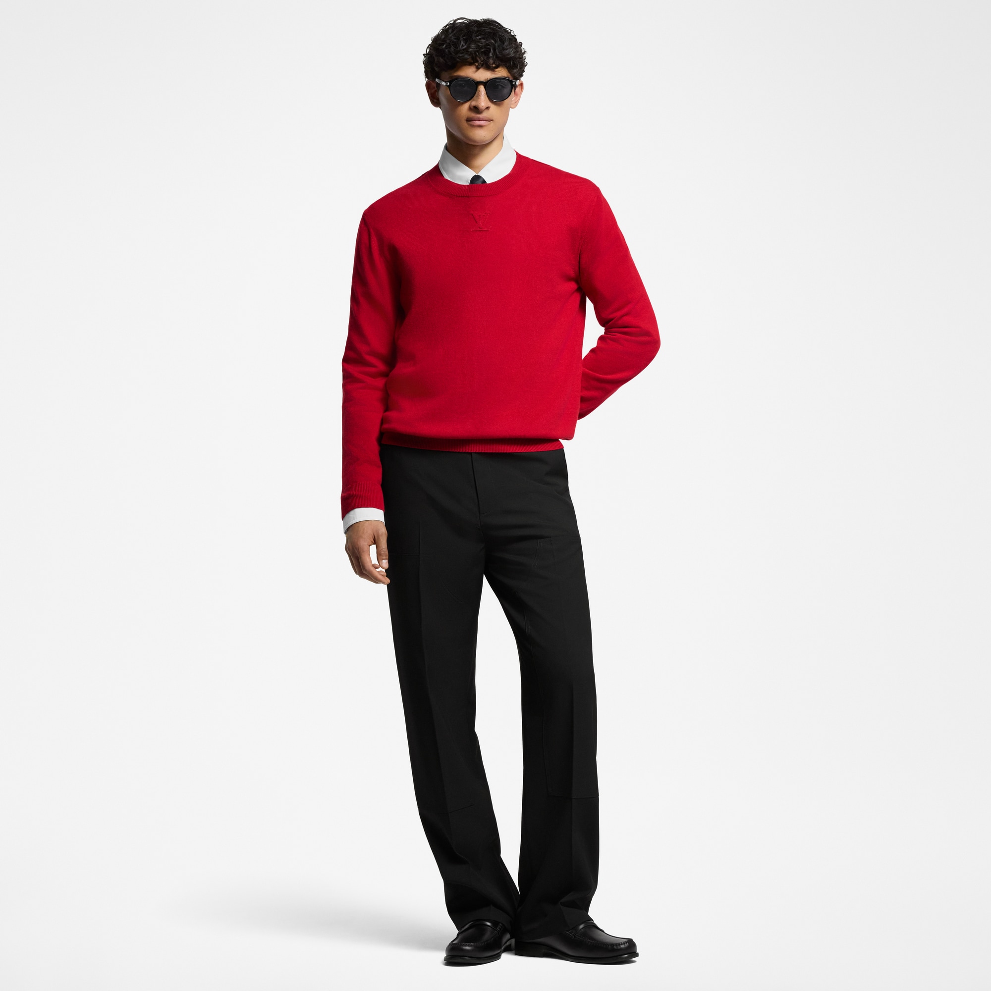 Jersey de cuello redondo en cachemir  Hombre Prêt-à-Porter Todo Prêt-à-Porter | LOUIS VUITTON (Zoom de producto)