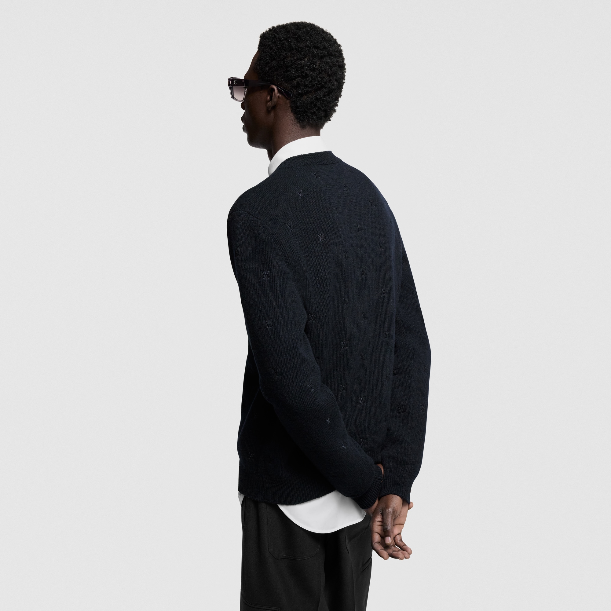 Jersey de cuello redondo LV Blason  Hombre Prêt-à-Porter Todo Prêt-à-Porter | LOUIS VUITTON (Zoom de producto)