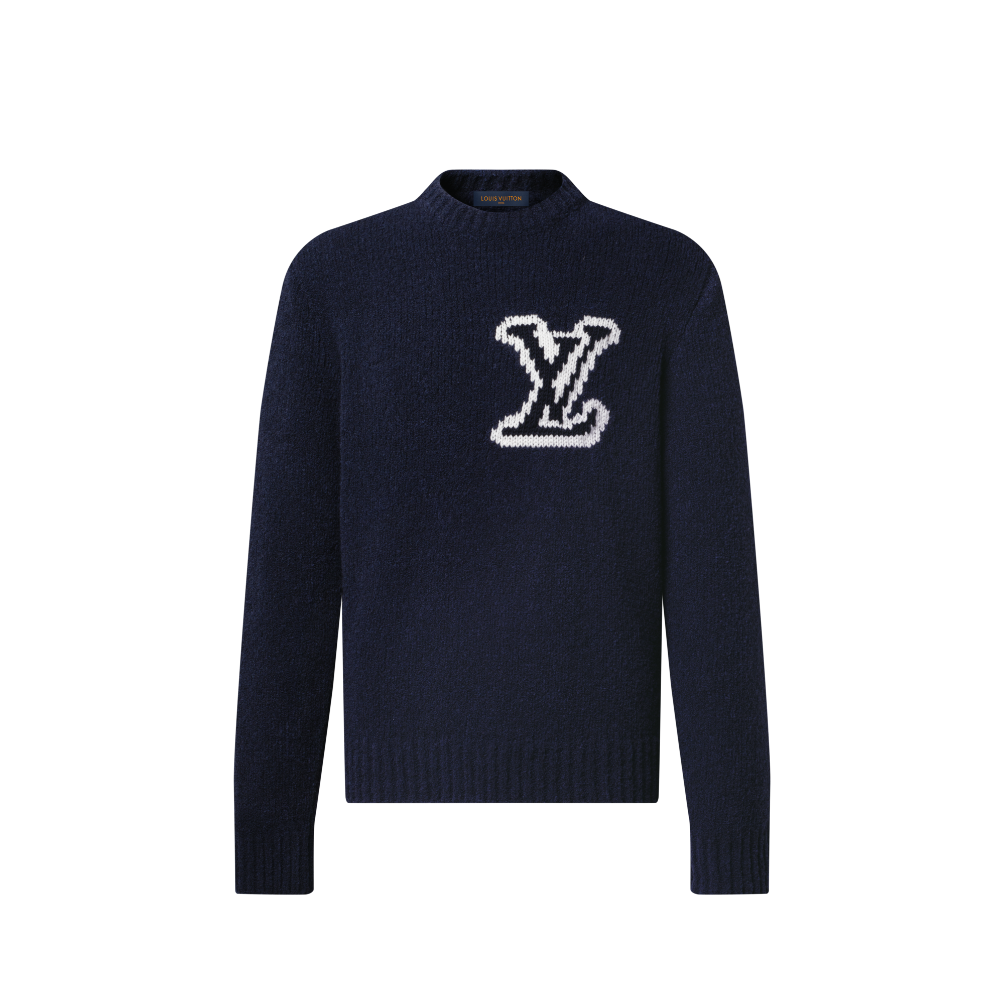 Jersey de cuello redondo LV Intarsia  Hombre Prêt-à-Porter Todo Prêt-à-Porter | LOUIS VUITTON (Zoom de producto)