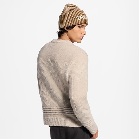 Jersey de manga larga con logotipo en Jacquard Hombre Prêt-à-Porter Todo Prêt-à-Porter | LOUIS VUITTON (Zoom de producto)