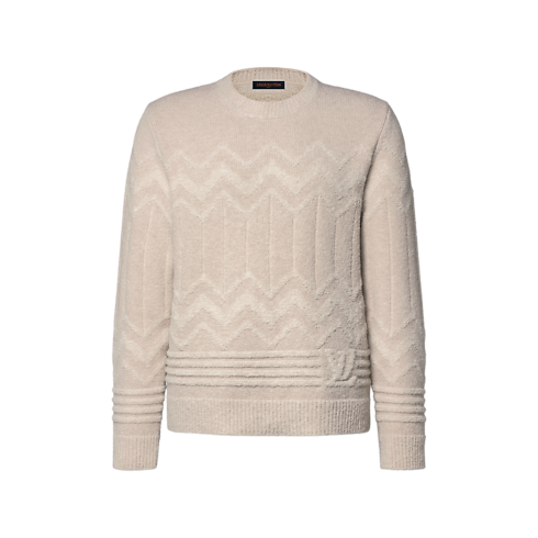 Jersey de manga larga con logotipo en Jacquard Hombre Prêt-à-Porter Todo Prêt-à-Porter | LOUIS VUITTON (Zoom de producto)