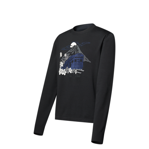 Jersey de manga larga en punto Hombre Prêt-à-Porter Todo Prêt-à-Porter | LOUIS VUITTON (Zoom de producto)