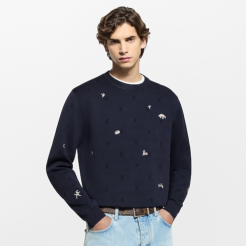 Jersey de manga larga LV Blason Hombre Prêt-à-Porter Todo Prêt-à-Porter | LOUIS VUITTON (Zoom de producto)