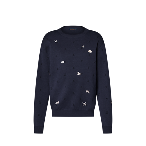 Jersey de manga larga LV Blason Hombre Prêt-à-Porter Todo Prêt-à-Porter | LOUIS VUITTON (Zoom de producto)