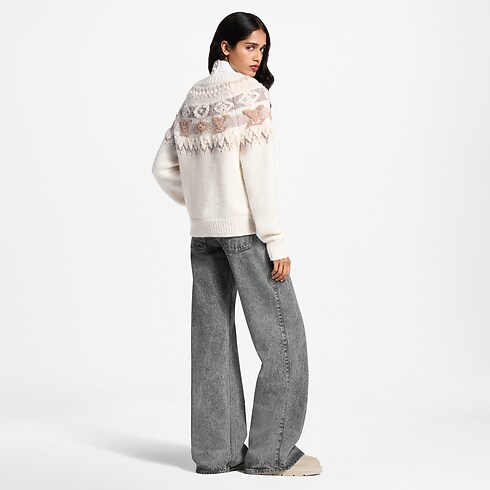 Jersey de punto Alpine con lentejuelas Mujer Prêt-à-Porter Tops y camisas | LOUIS VUITTON (Zoom de producto)