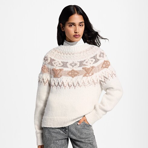 Jersey de punto Alpine con lentejuelas Mujer Prêt-à-Porter Tops y camisas | LOUIS VUITTON (Zoom de producto)