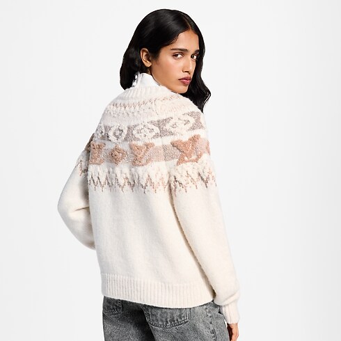 Jersey de punto Alpine con lentejuelas Mujer Prêt-à-Porter Tops y camisas | LOUIS VUITTON (Zoom de producto)
