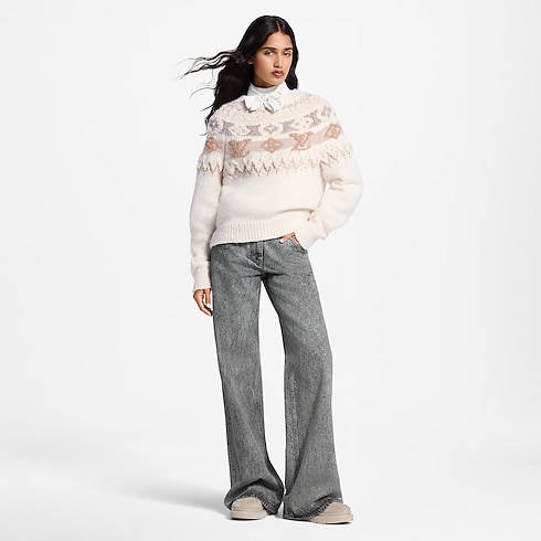 Jersey de punto Alpine con lentejuelas Mujer Prêt-à-Porter Tops y camisas | LOUIS VUITTON (Zoom de producto)
