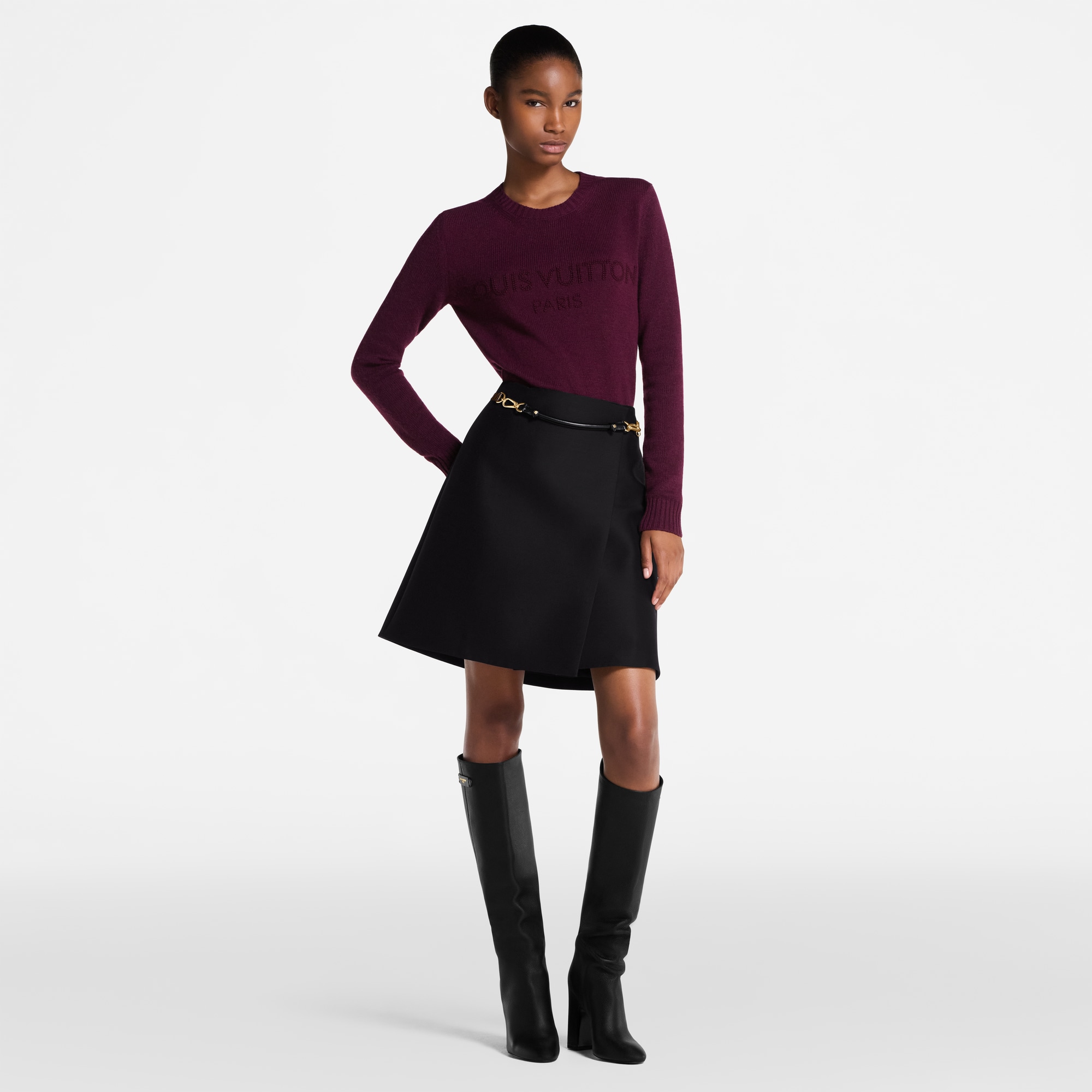 Jersey de punto distintivo  Mujer Prêt-à-Porter Artículos de punto | LOUIS VUITTON (Zoom de producto)