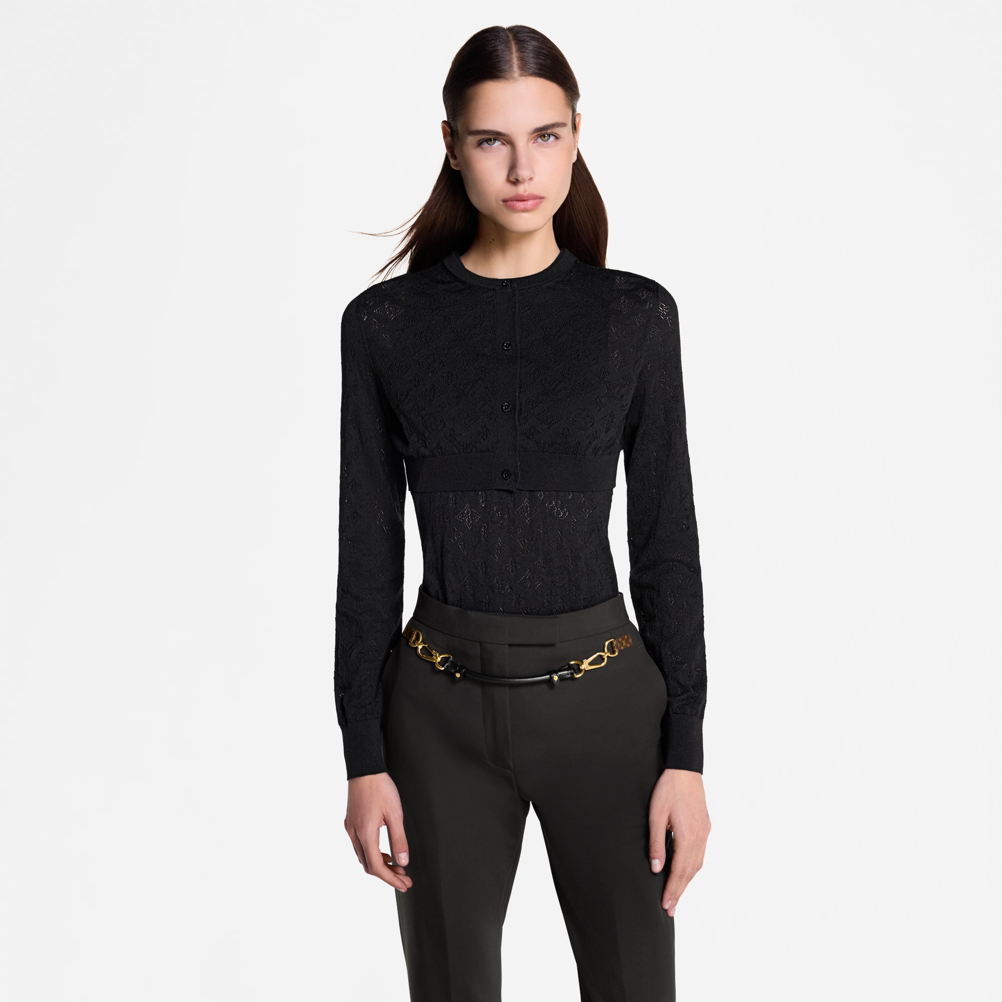 Jersey de punto Mahina Monogram  Mujer Prêt-à-Porter Artículos de punto | LOUIS VUITTON (Zoom de producto)