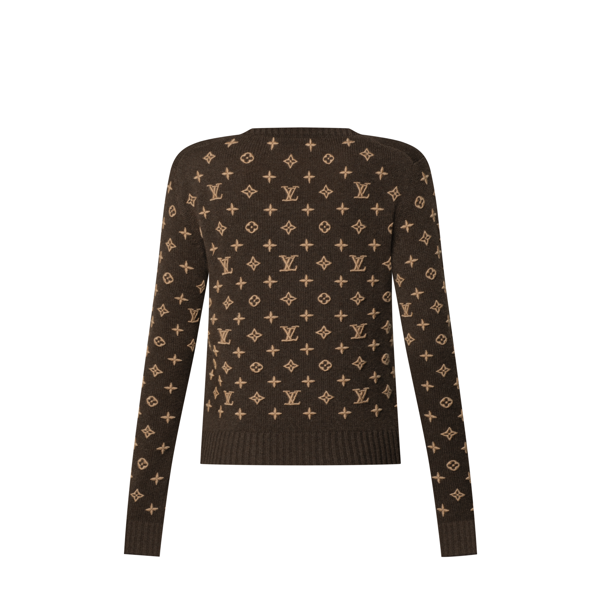 Jersey de punto Monogram tridimensional  Mujer Prêt-à-Porter Artículos de punto | LOUIS VUITTON (Zoom de producto)