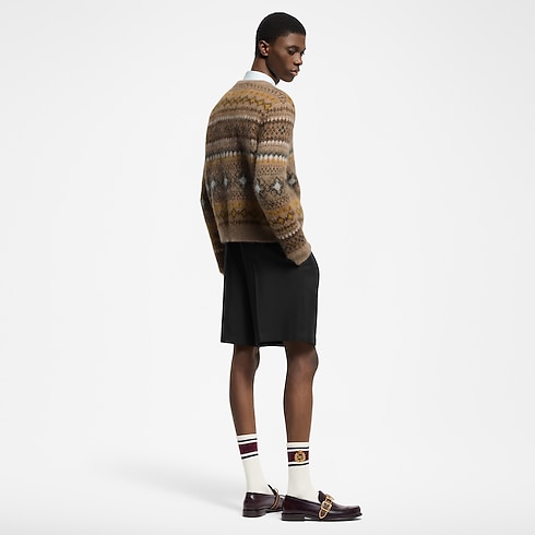 Jersey Fair Isle en mezcla de mohair Hombre Prêt-à-Porter Todo Prêt-à-Porter | LOUIS VUITTON (Zoom de producto)