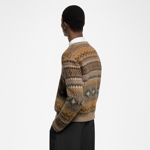 Jersey Fair Isle en mezcla de mohair Hombre Prêt-à-Porter Todo Prêt-à-Porter | LOUIS VUITTON (Zoom de producto)