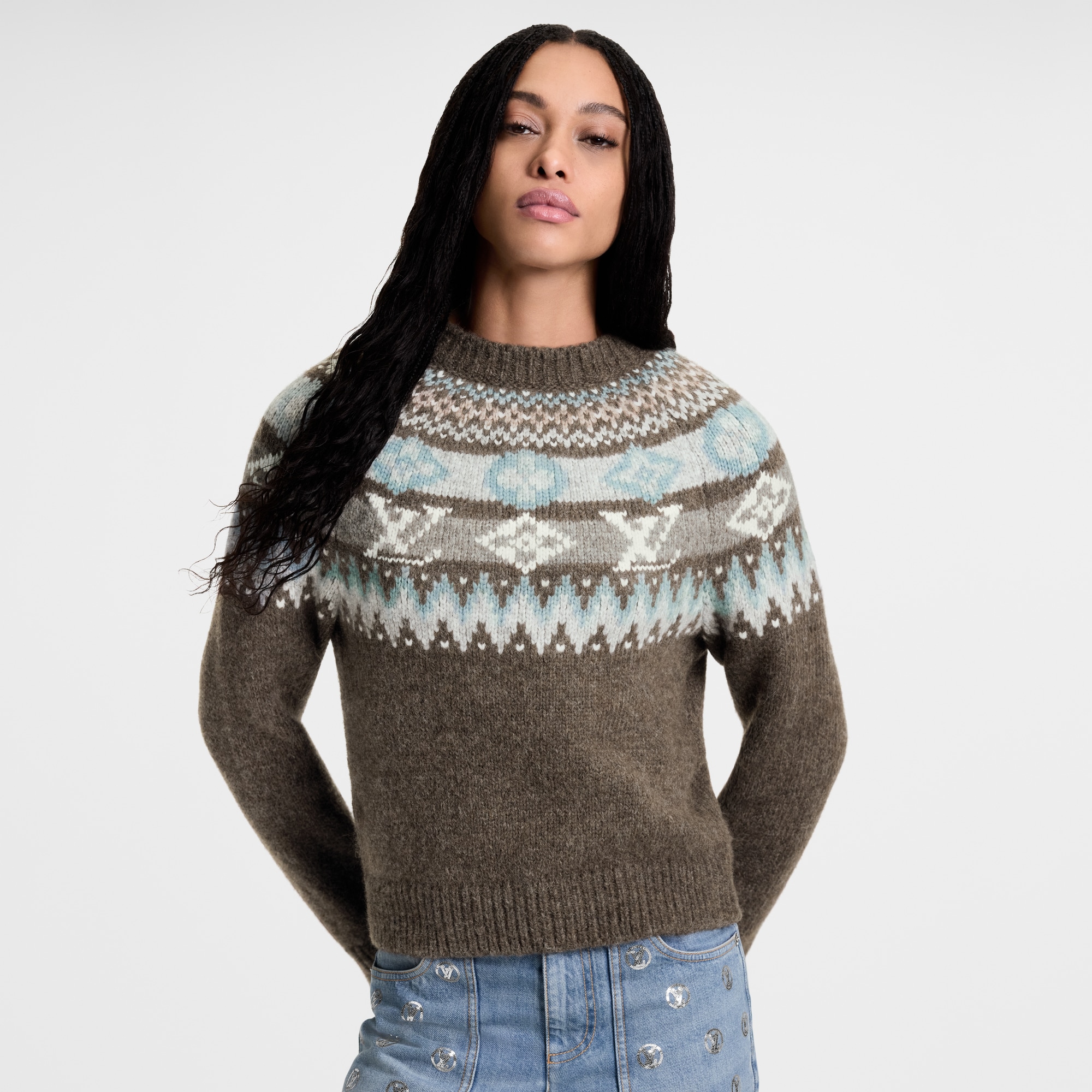 Jersey gráfico de punto  Mujer Prêt-à-Porter Artículos de punto | LOUIS VUITTON (Zoom de producto)