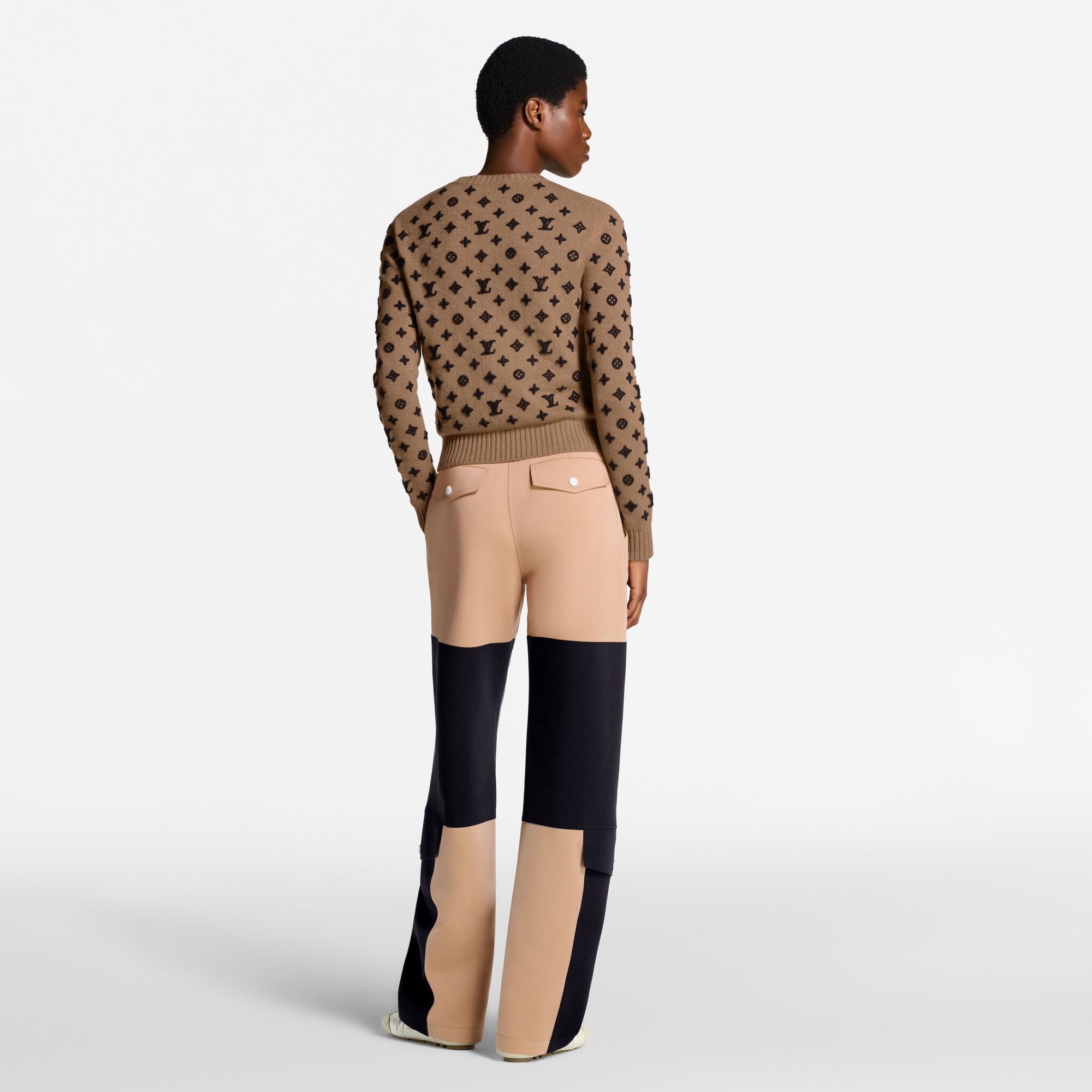 Jersey Monogram de cachemir  Mujer Prêt-à-Porter Artículos de punto | LOUIS VUITTON (Zoom de producto)