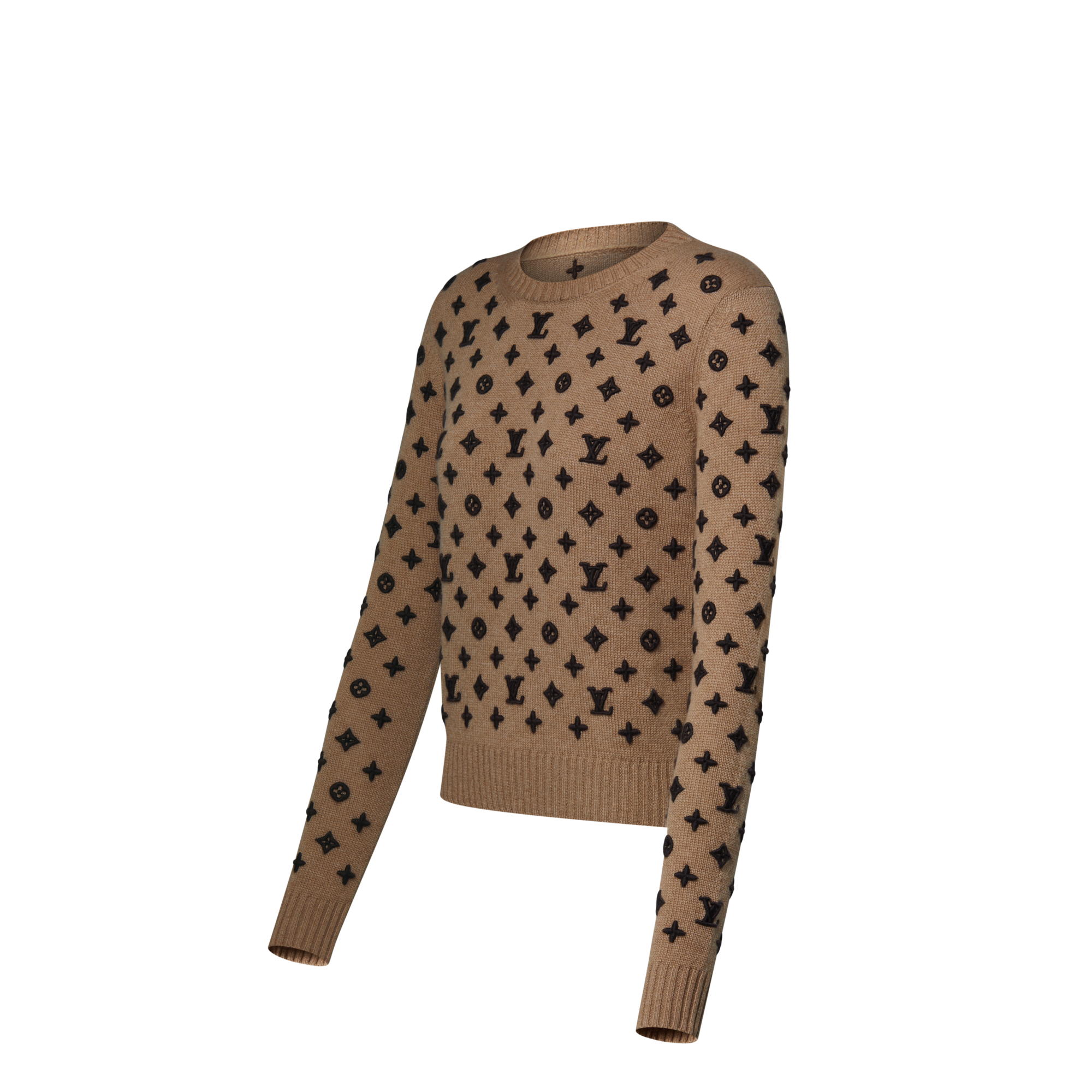 Jersey Monogram de cachemir  Mujer Prêt-à-Porter Artículos de punto | LOUIS VUITTON (Zoom de producto)