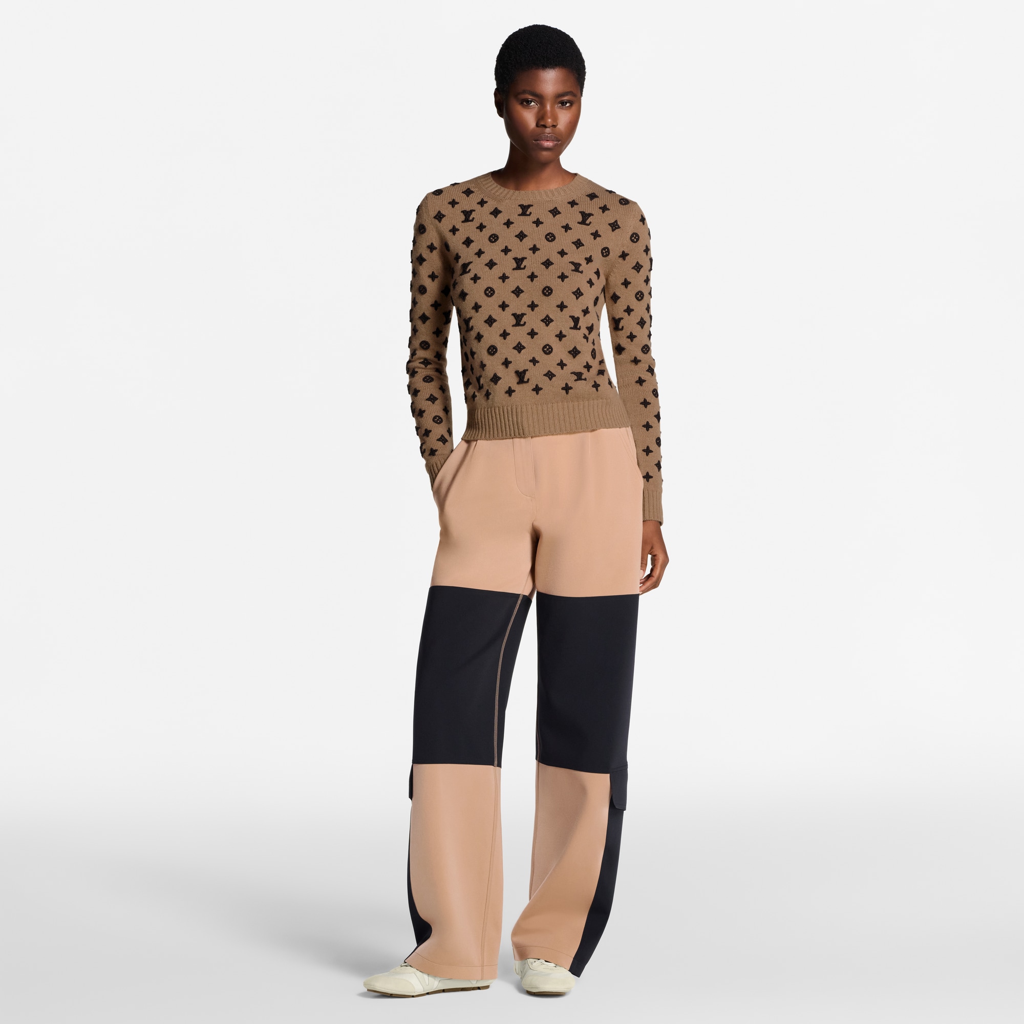 Jersey Monogram de cachemir  Mujer Prêt-à-Porter Artículos de punto | LOUIS VUITTON (Zoom de producto)
