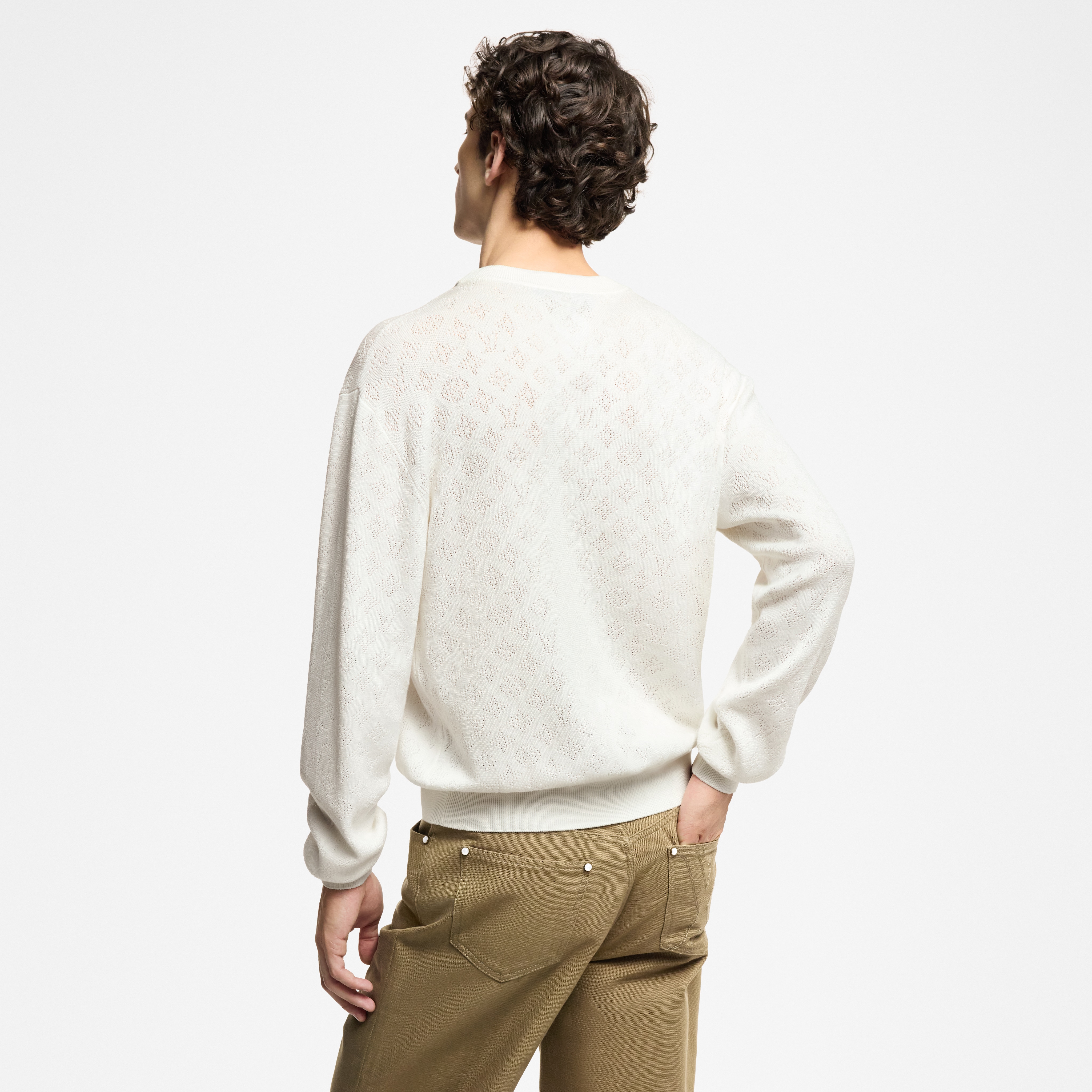 Jersey Monogram en punto pointelle de algodón  Hombre Prêt-à-Porter Todo Prêt-à-Porter | LOUIS VUITTON (Zoom de producto)