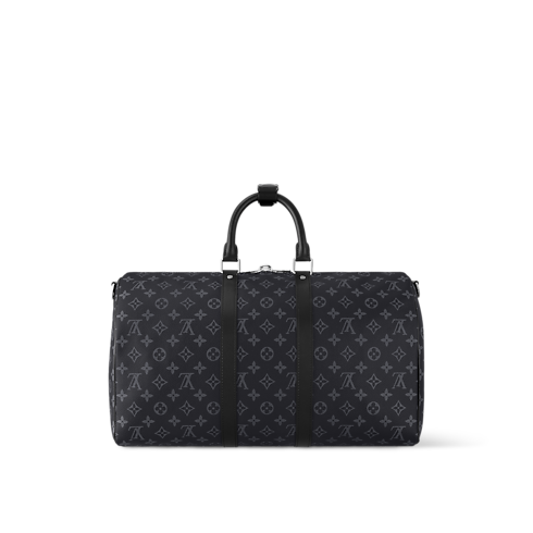 Keepall 45 con bandolera Monogram Eclipse Hombre Viaje Bolsos de viaje | LOUIS VUITTON (Zoom de producto)