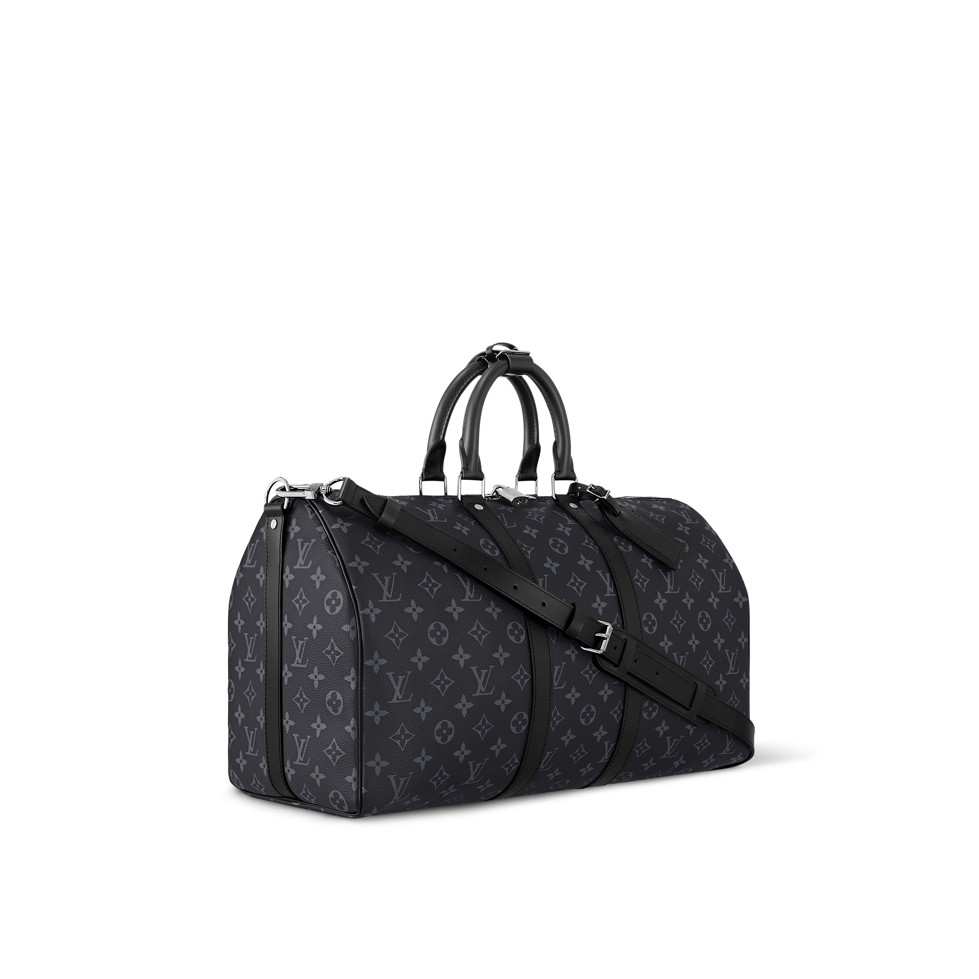 Keepall 45 con bandolera Monogram Eclipse Hombre Viaje Bolsos de viaje | LOUIS VUITTON (Zoom de producto)