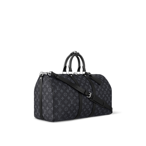 Keepall 45 con bandolera Monogram Eclipse Hombre Viaje Bolsos de viaje | LOUIS VUITTON (Zoom de producto)