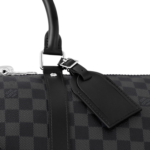 Keepall 45 con bandolera Toile Damier Graphite Hombre Viaje Todo el equipaje y accesorios | LOUIS VUITTON (Zoom de producto)