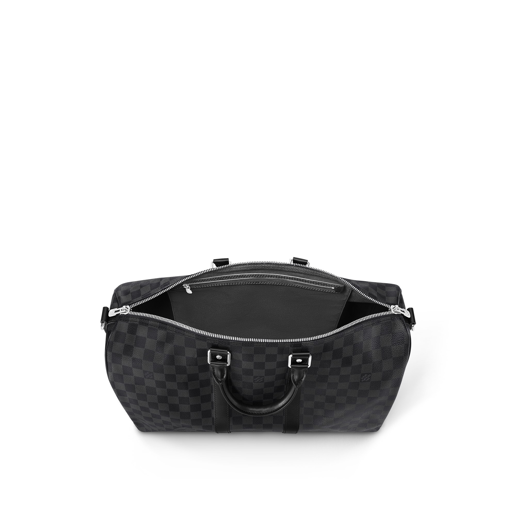 Keepall 45 con bandolera Toile Damier Graphite Hombre Viaje Todo el equipaje y accesorios | LOUIS VUITTON (Zoom de producto)