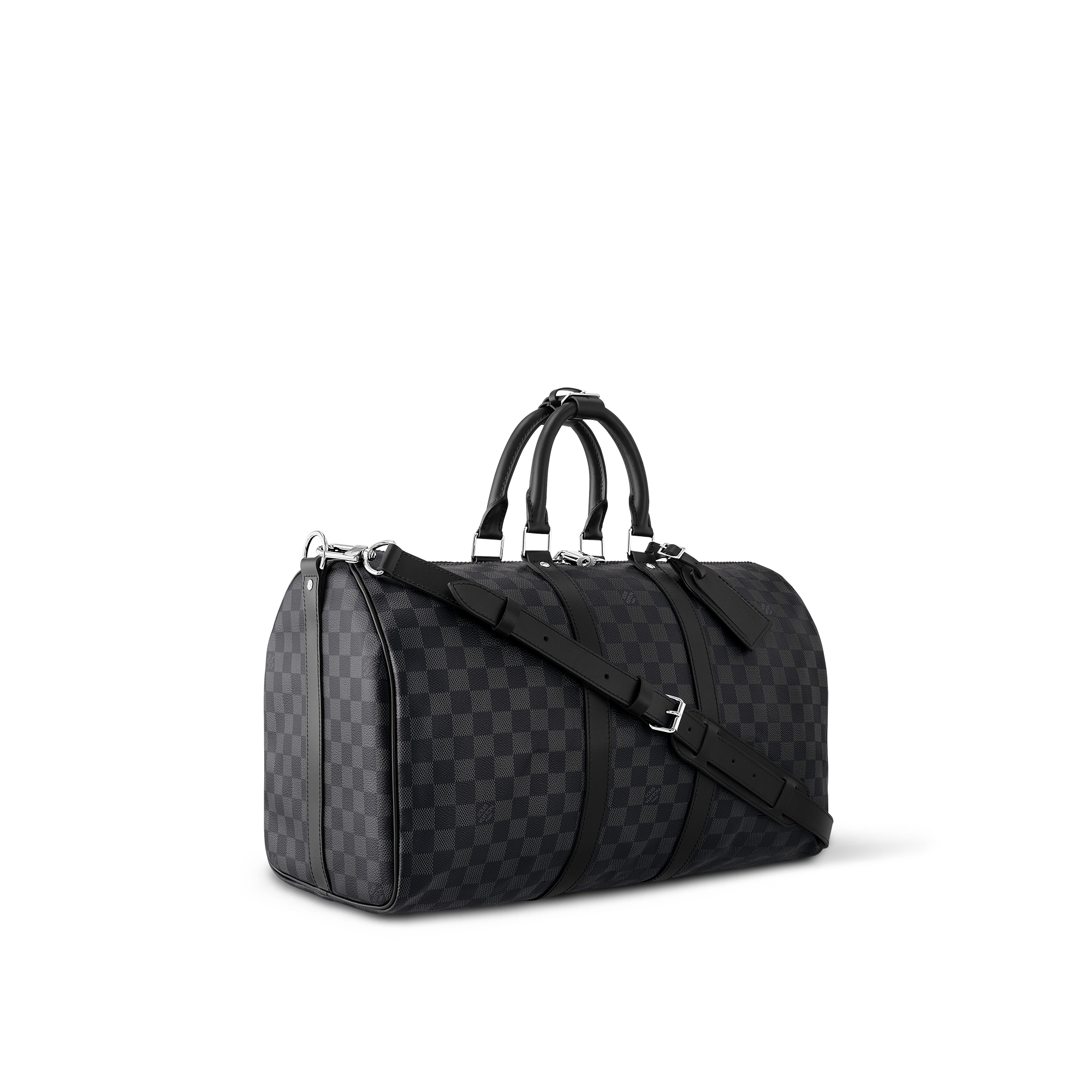 Keepall 45 con bandolera Toile Damier Graphite Hombre Viaje Todo el equipaje y accesorios | LOUIS VUITTON (Zoom de producto)