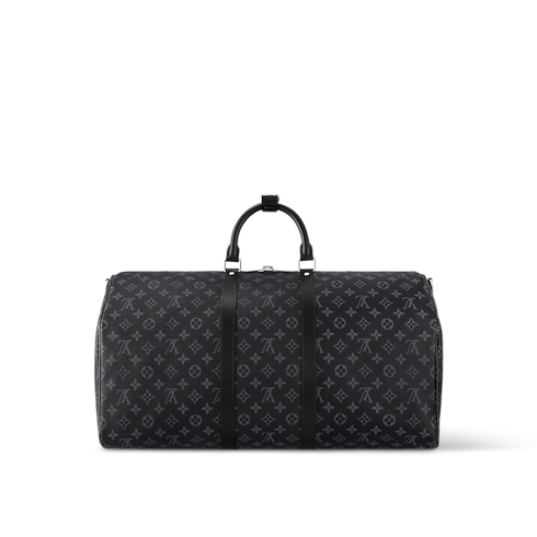 Keepall 55 con bandolera Monogram Eclipse Hombre Viaje Bolsos de viaje | LOUIS VUITTON (Zoom de producto)