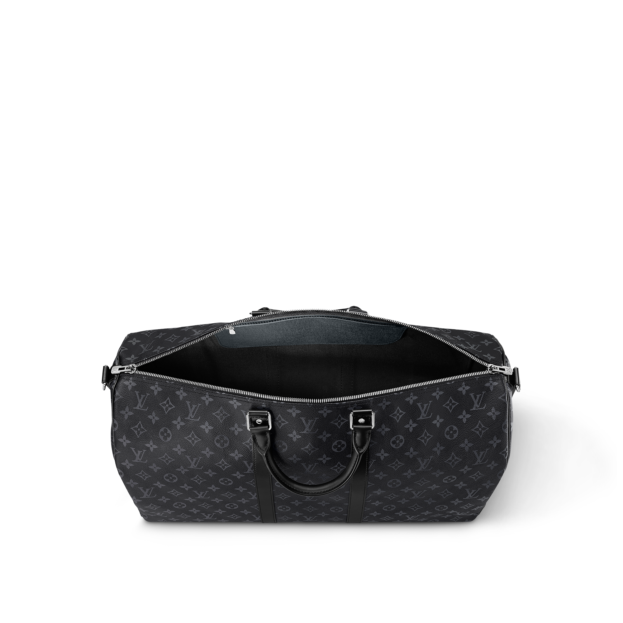 Keepall 55 con bandolera Monogram Eclipse Hombre Viaje Bolsos de viaje | LOUIS VUITTON (Zoom de producto)