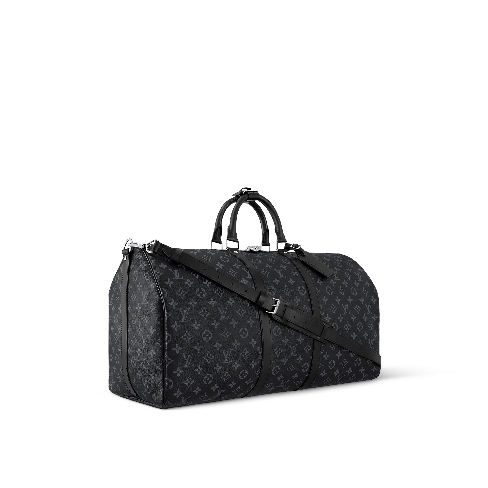 Keepall 55 con bandolera Monogram Eclipse Hombre Viaje Bolsos de viaje | LOUIS VUITTON (Zoom de producto)