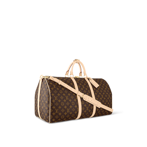 Keepall 55 con bandolera Lona Monogram Hombre Viaje Bolsos de viaje | LOUIS VUITTON (Zoom de producto)