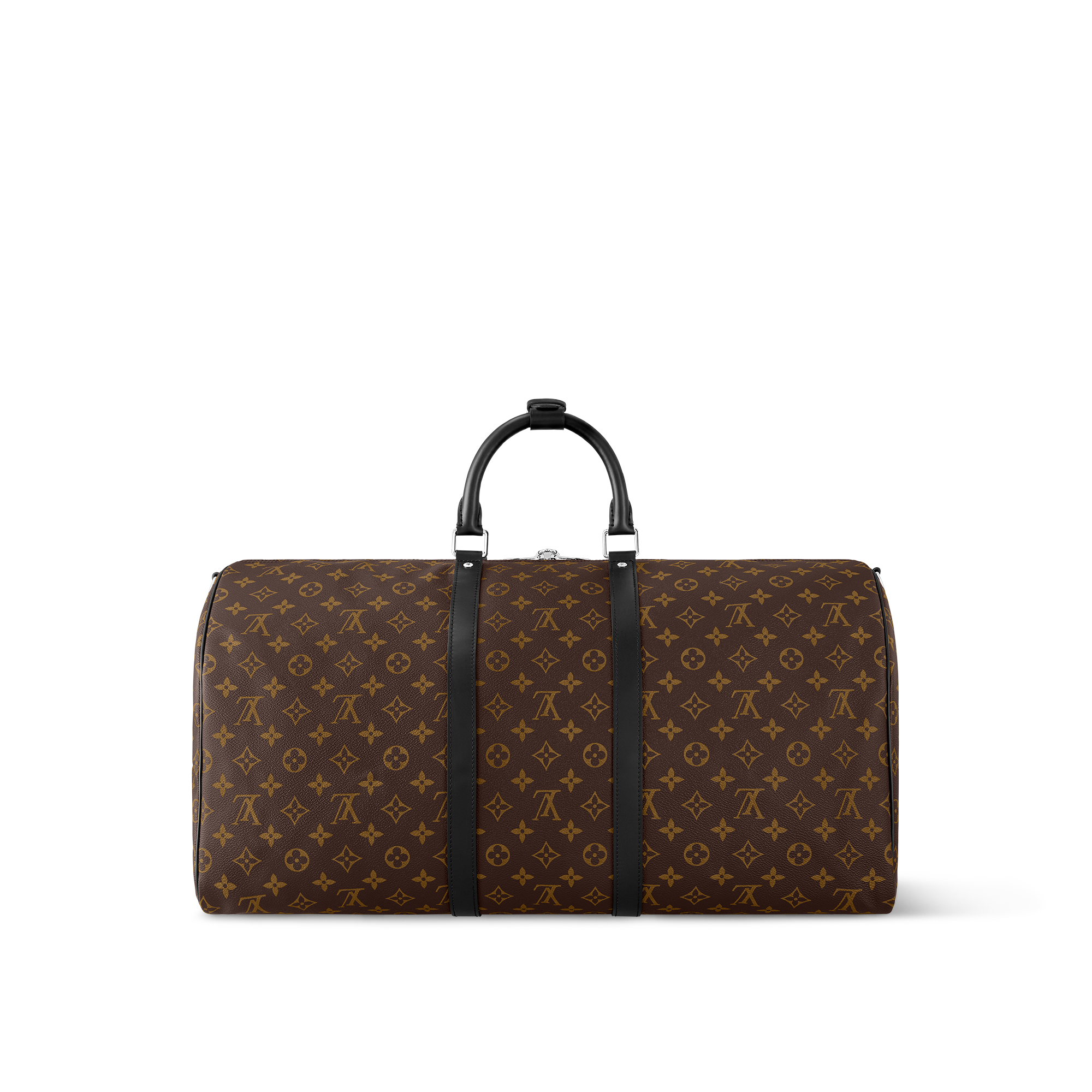 Keepall 55 con bandolera Lona Monogram Macassar Bolsos y pequeña marroquinería Personalización de artículos de cuero } | LOUIS VUITTON (Zoom de producto)