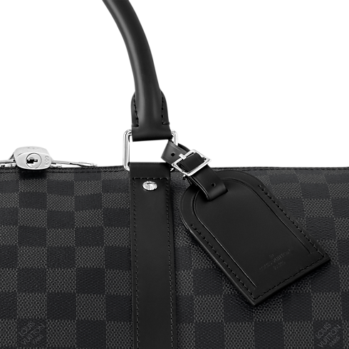 Keepall 55 con bandolera Toile Damier Graphite Hombre Viaje Bolsos de viaje | LOUIS VUITTON (Zoom de producto)