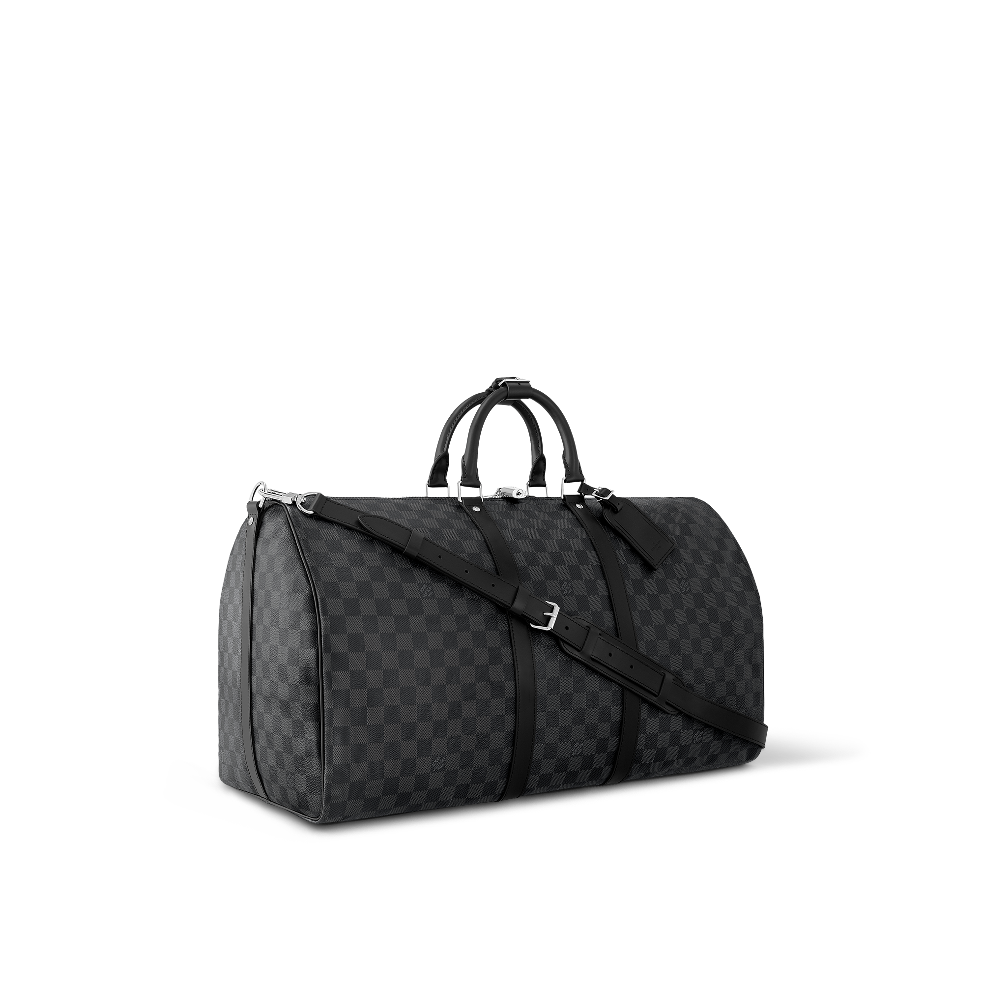 Keepall 55 con bandolera Toile Damier Graphite Hombre Viaje Bolsos de viaje | LOUIS VUITTON (Zoom de producto)
