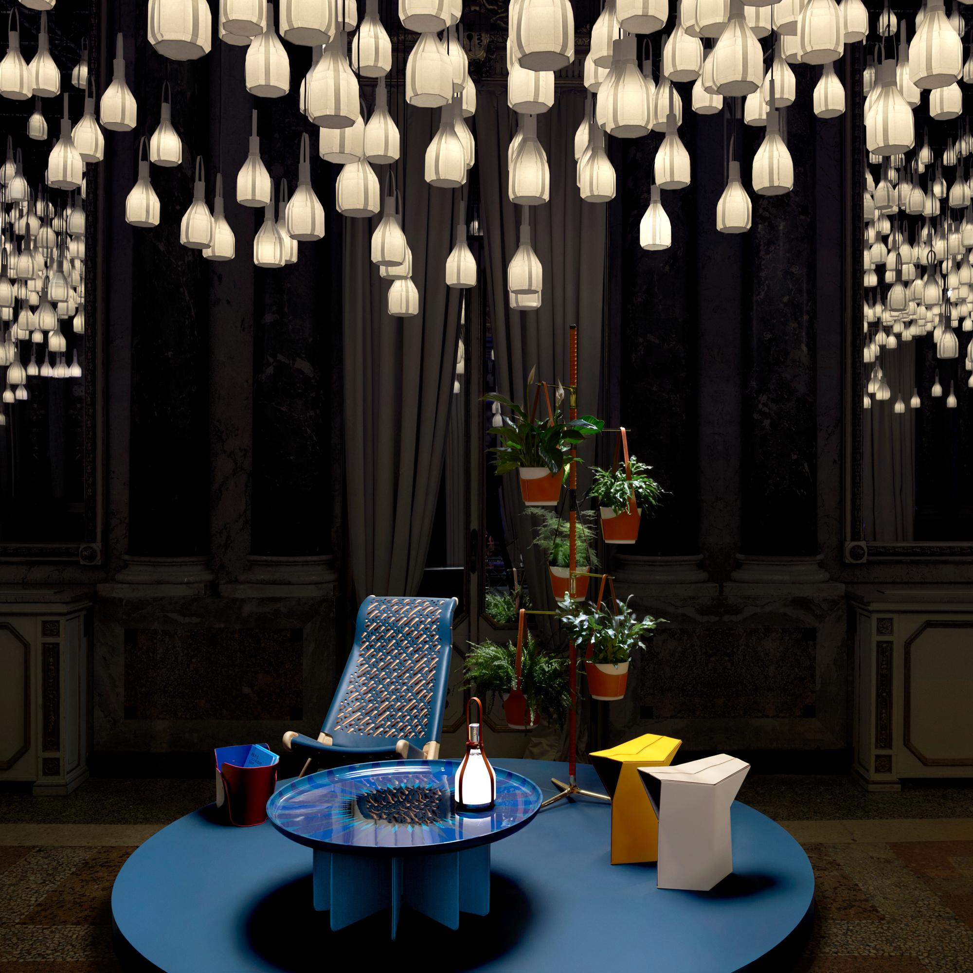 Lámpara Bell de Edward Barber y Jay Osgerby Piel y otros materiales Novedades Holiday Selección para ella | LOUIS VUITTON (Zoom de producto)