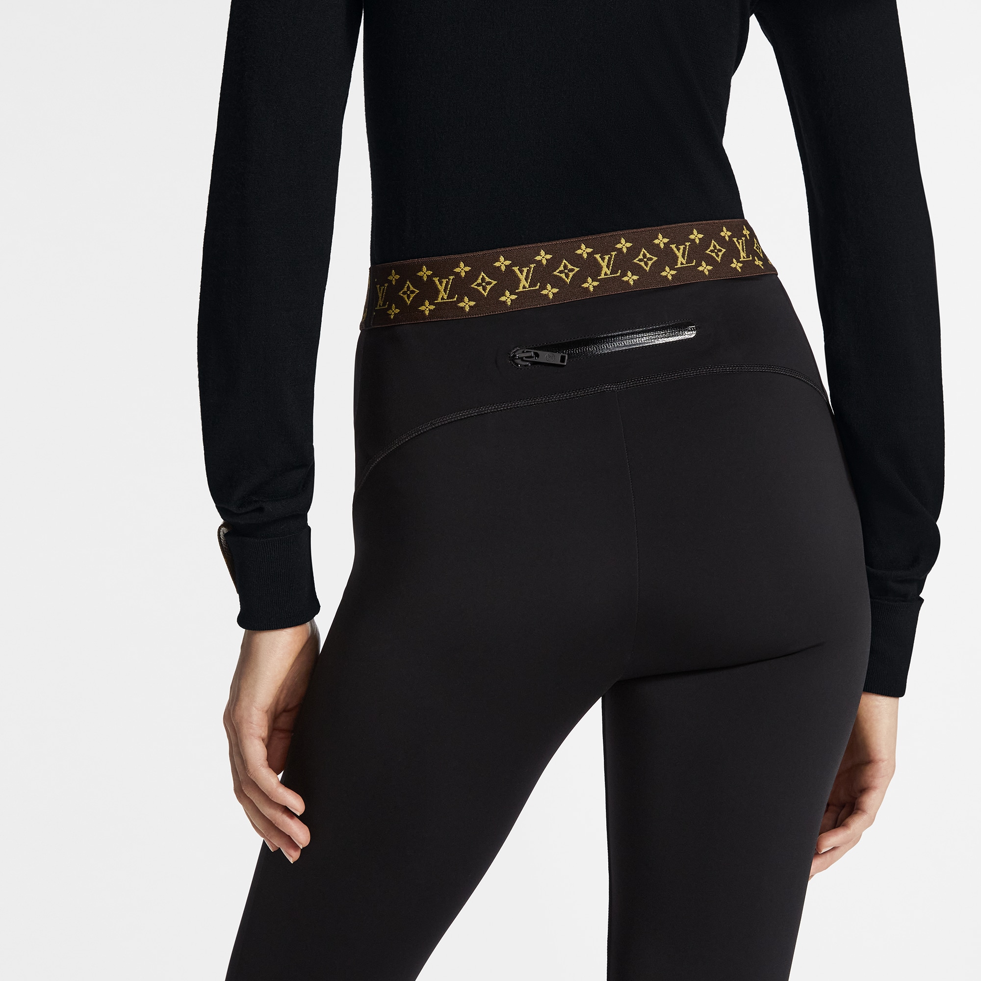 Leggings con cinturilla elástica Monogram  Mujer Prêt-à-Porter Pantalones | LOUIS VUITTON (Zoom de producto)