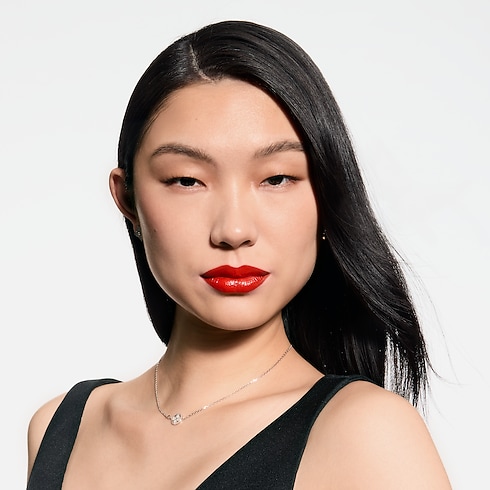 LV Rouge - Recarga de barra de labios satinada Perfumes y Beauty Labios } | LOUIS VUITTON (Zoom de producto)