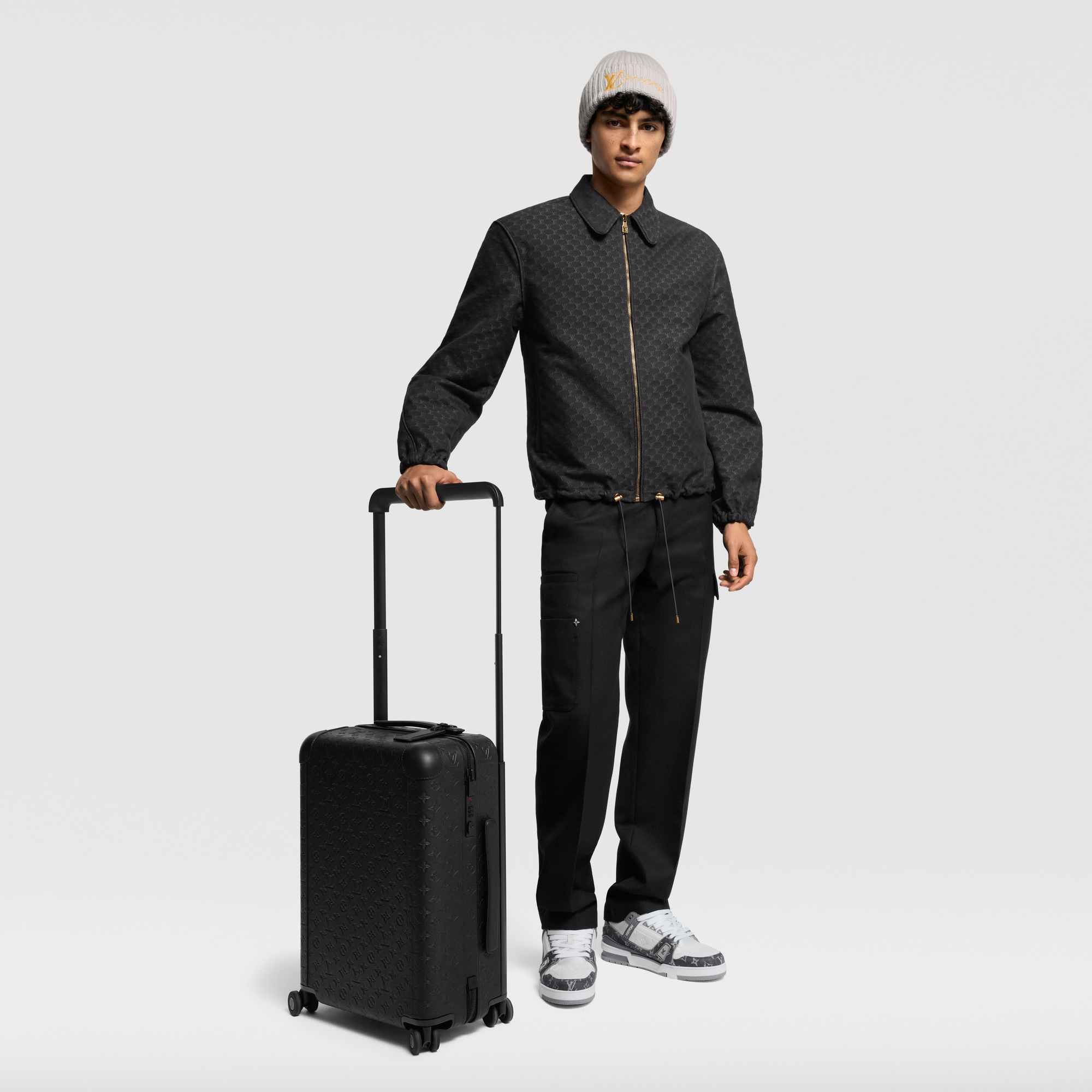 Maleta Horizon 55 Monogram Shadow Hombre Viaje Con ruedas | LOUIS VUITTON (Zoom de producto)