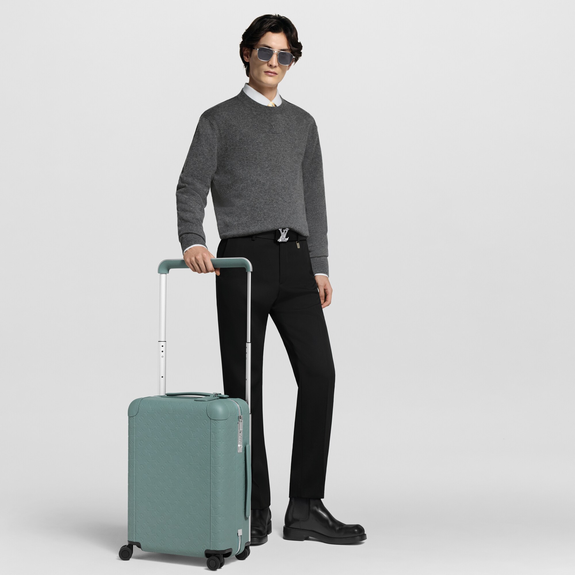 Maleta Horizon 55 Taurillon Monogram Hombre Viaje Con ruedas | LOUIS VUITTON (Zoom de producto)