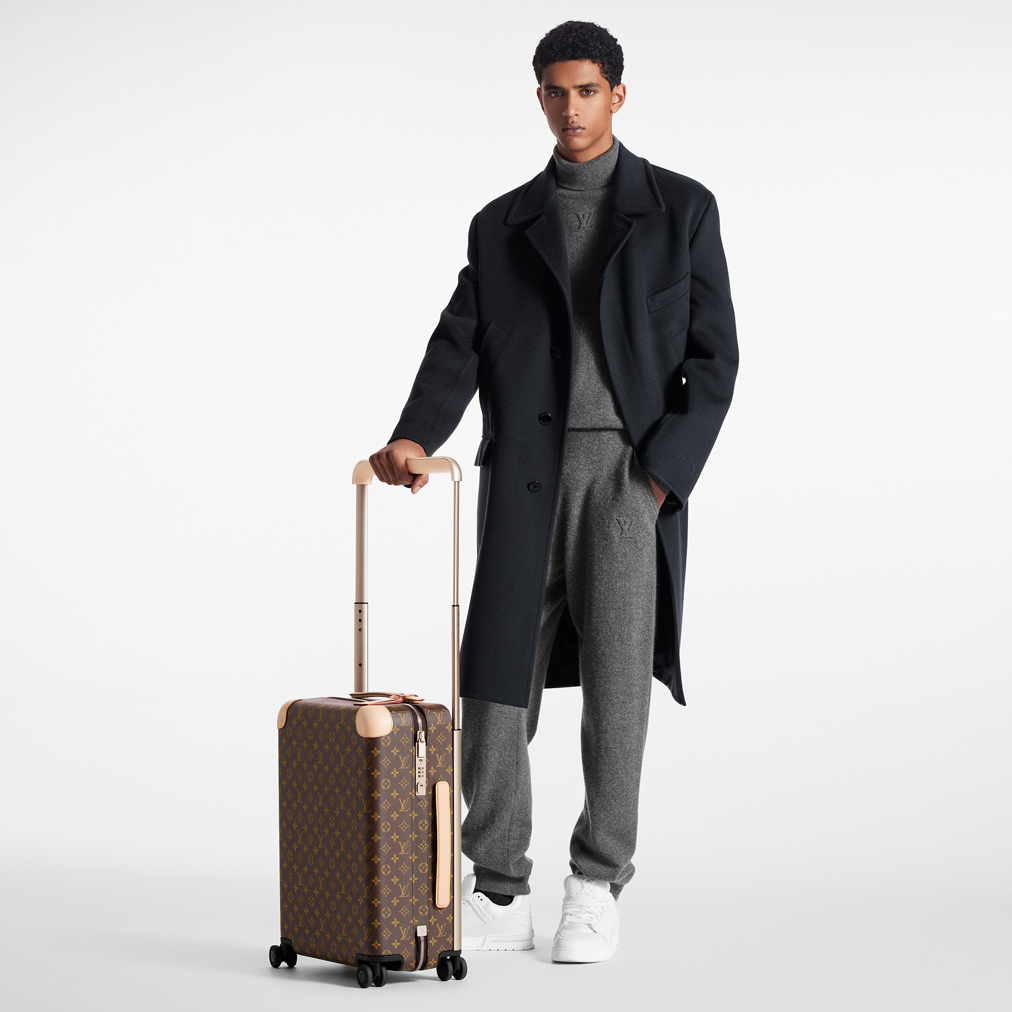 Maleta Horizon 55 Lona Monogram Bolsos y pequeña marroquinería Personalización de artículos de cuero } | LOUIS VUITTON (Zoom de producto)