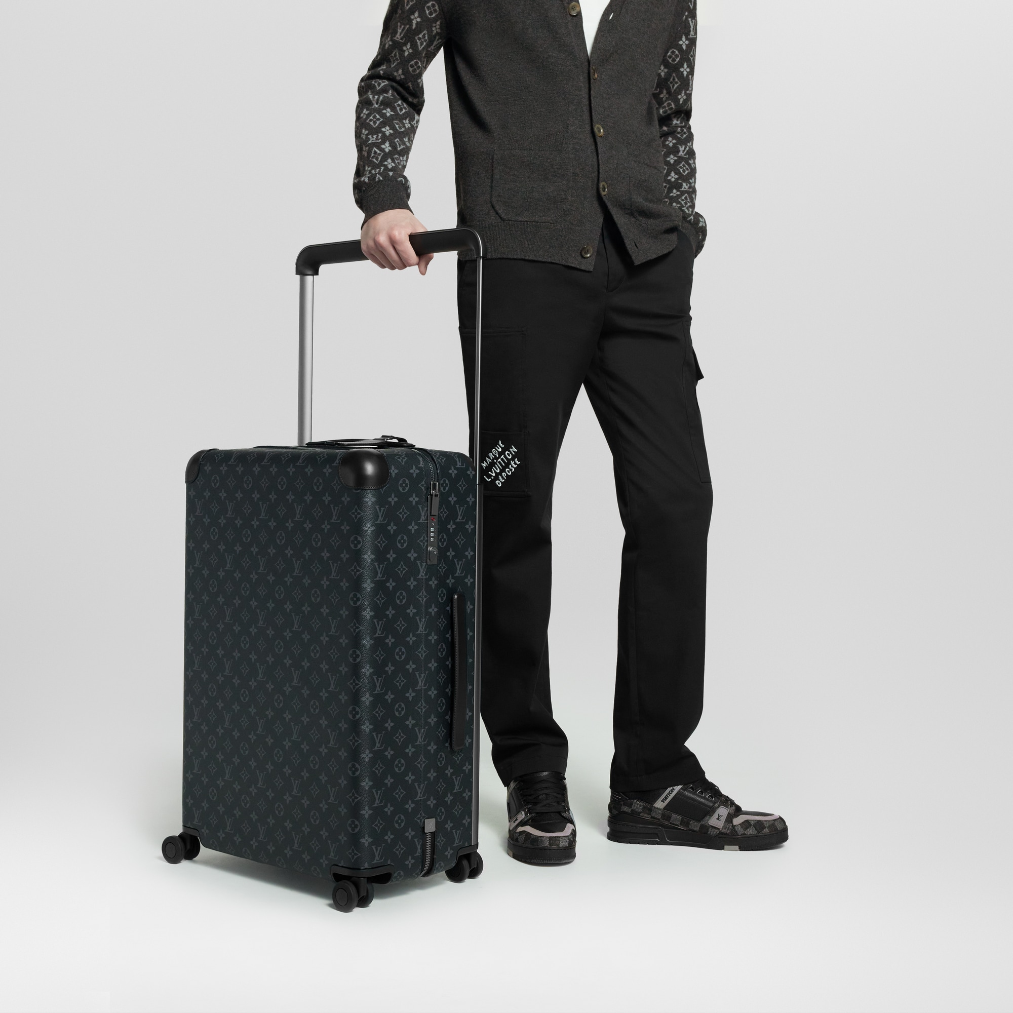 Maleta Horizon 70 Lona Monogram Eclipse Hombre Viaje Con ruedas | LOUIS VUITTON (Zoom de producto)