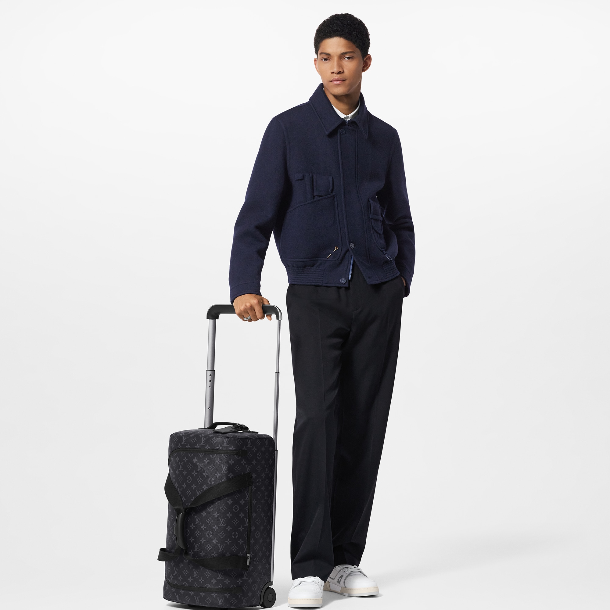 Maleta Horizon Soft Duffle 55 Lona Monogram Eclipse Hombre Viaje Con ruedas | LOUIS VUITTON (Zoom de producto)