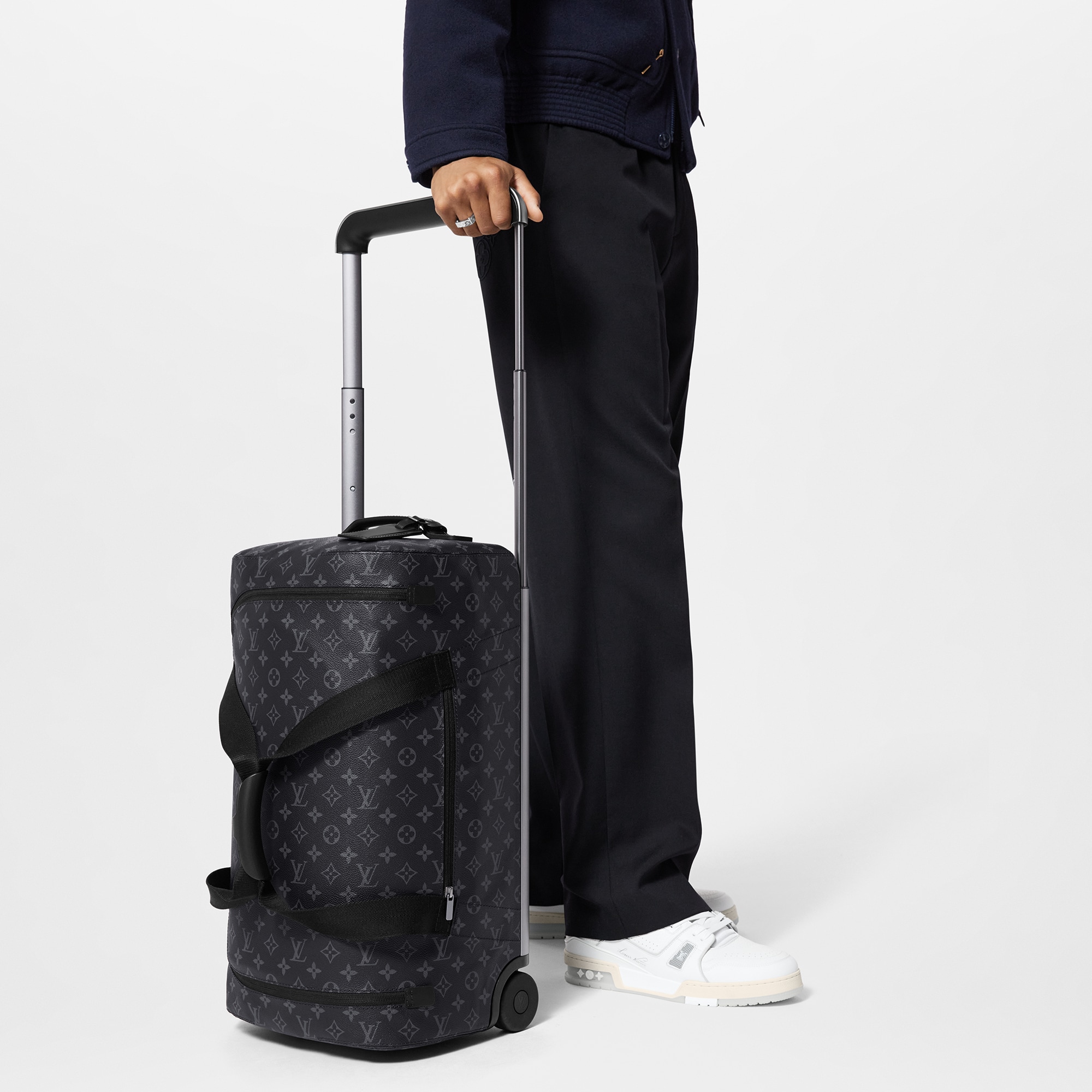 Maleta Horizon Soft Duffle 55 Lona Monogram Eclipse Hombre Viaje Con ruedas | LOUIS VUITTON (Zoom de producto)