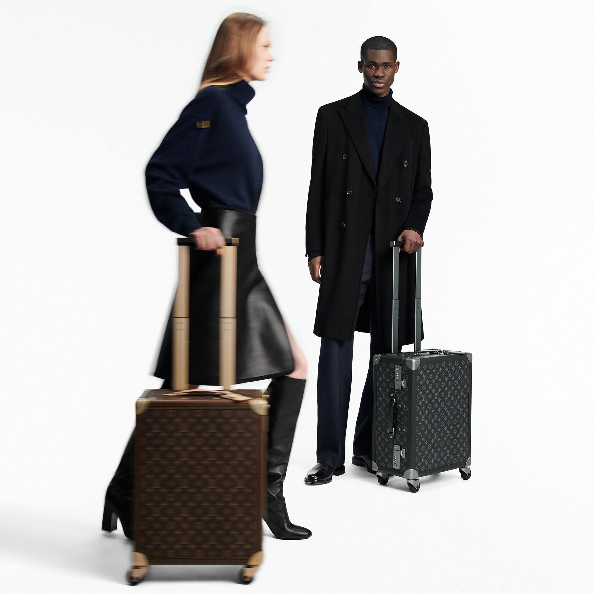 Maleta Rolling Trunk Lona Monogram Eclipse Hombre Viaje Con ruedas | LOUIS VUITTON (Zoom de producto)